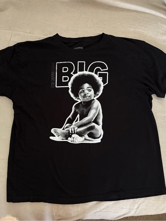 The Notorious B.I.G. Other - The Notorious B.I.G. Baby Logo Black Graphic Tee 2XL